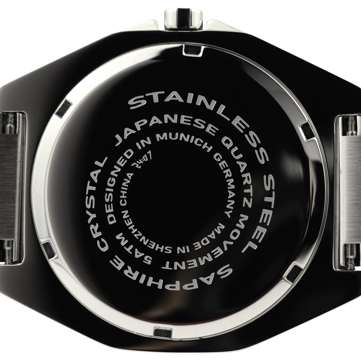 24:07 watch white polished
