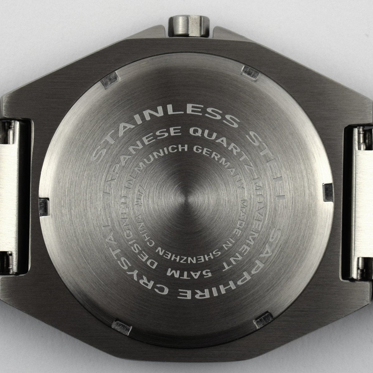 24:07 watch white brushed