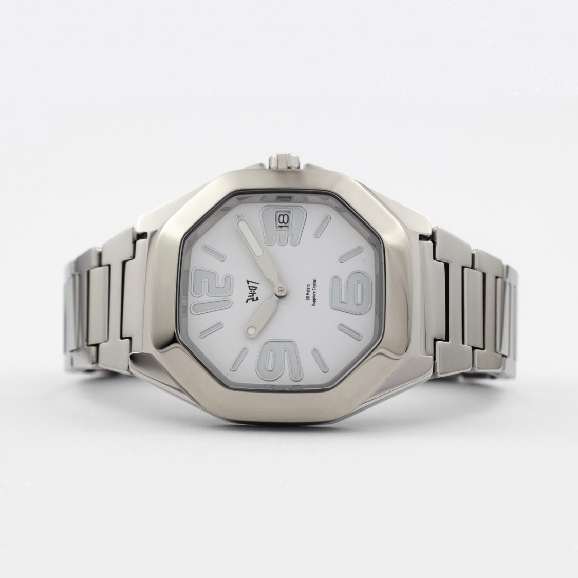 24:07 watch white polished